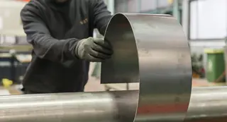 Büküm işi örneği - Lav Metal